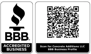 BBB Accredited Business - scan for Concrete Additions LLC BBB Business Profile
